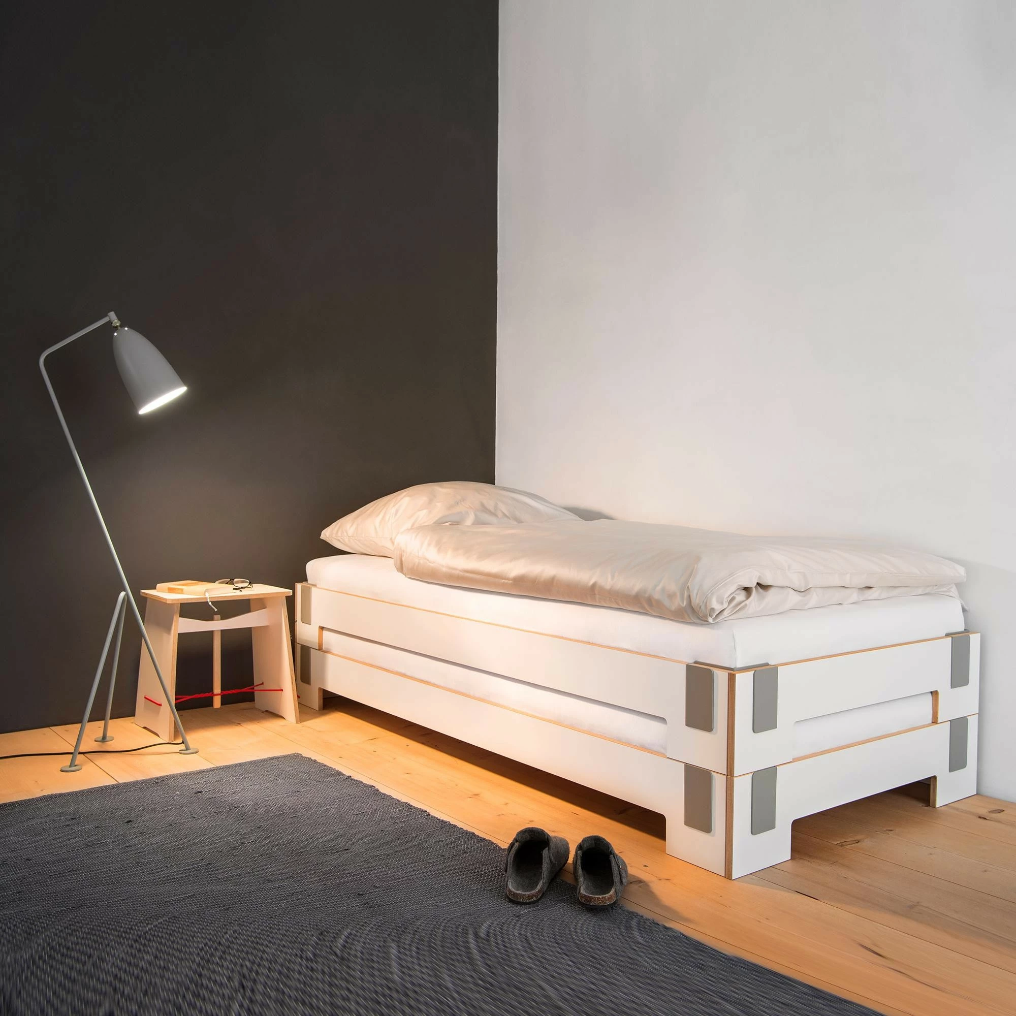 Moormann Tagedieb Stapelbett 100x200cm 4 Moormann Tagedieb Stapelbett 100x200cm – Bild 2