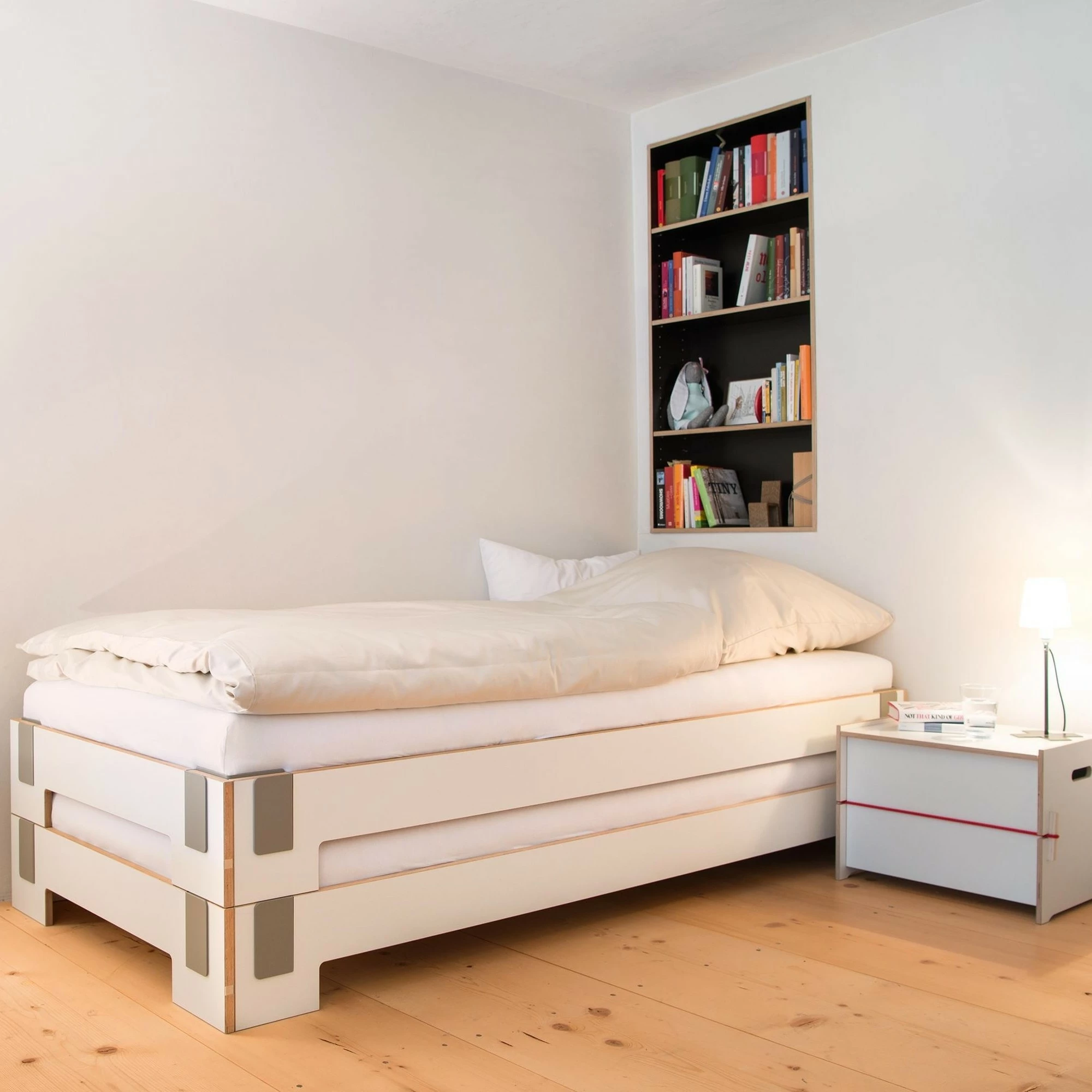 Moormann Tagedieb Stapelbett 90x200cm 8 Moormann Tagedieb Stapelbett 90x200cm – Bild 6