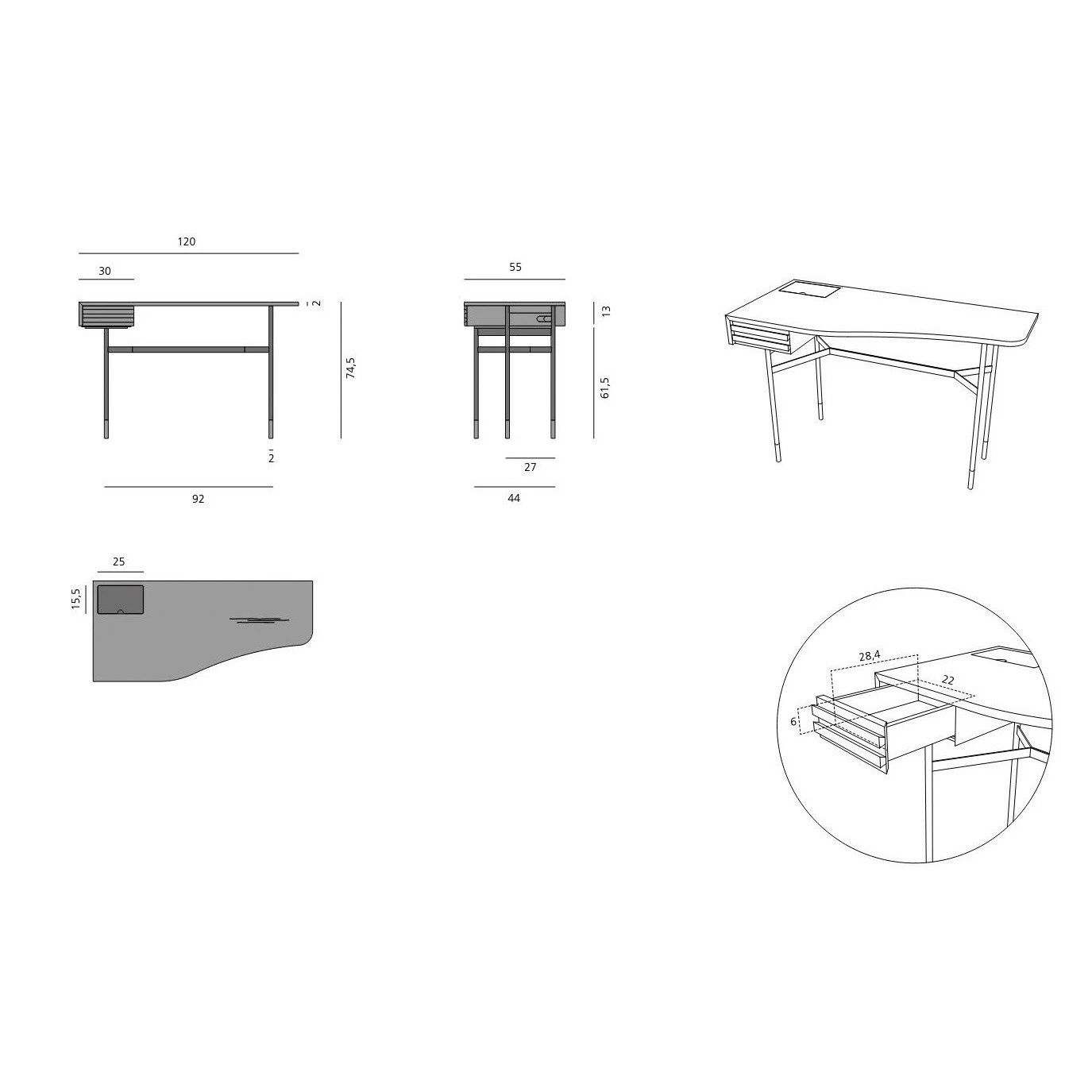 More Harri Sekretär S 8 More Harri Sekretär S – Bild 6