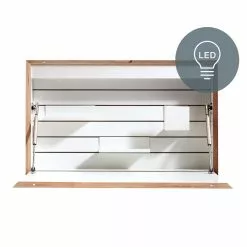 Müller Small Living Flatbox LED Wandsekretär Mit An/Aus Schalter