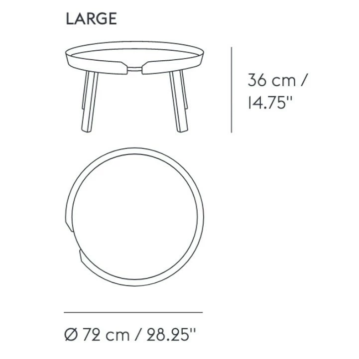 Muuto Around Beistelltisch Groß 17 Muuto Around Beistelltisch Groß – Bild 15