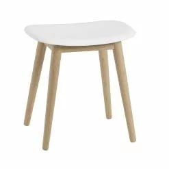 Muuto Fiber Hocker Holzgestell 45cm