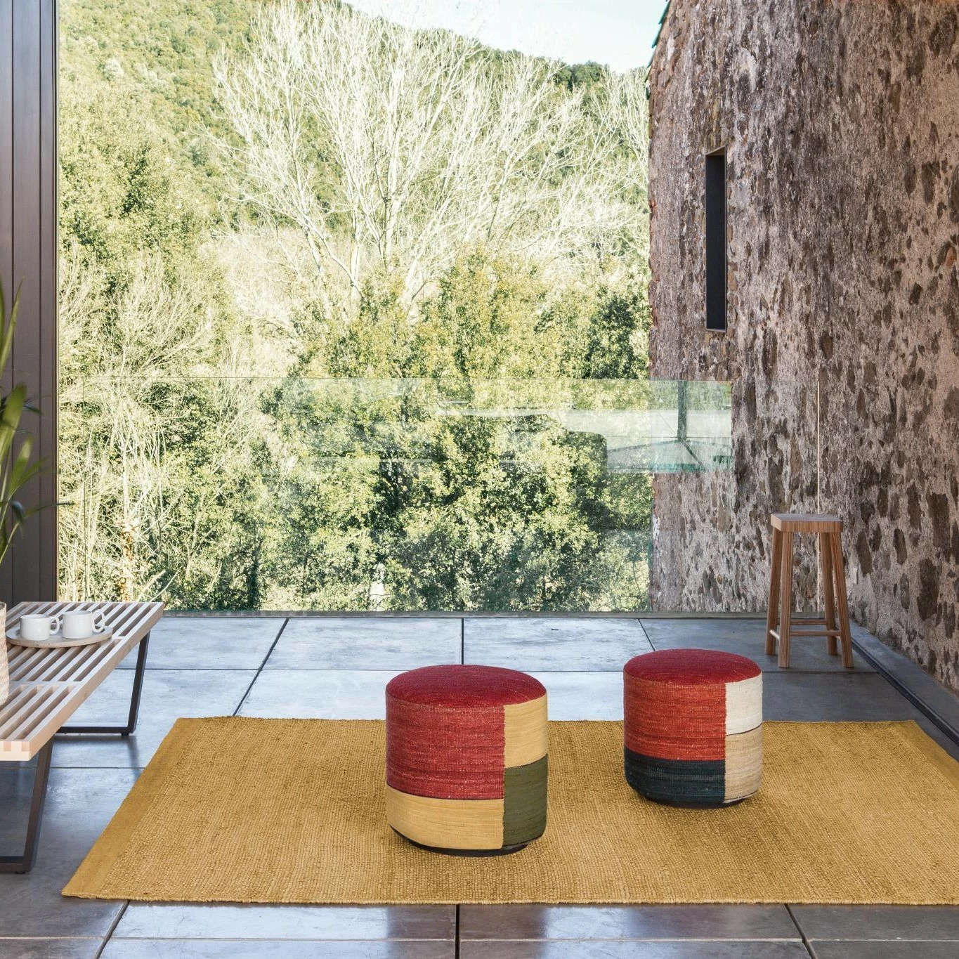 Nanimarquina Kilim Pouf/Hocker 4 Nanimarquina Kilim Pouf/Hocker – Bild 2