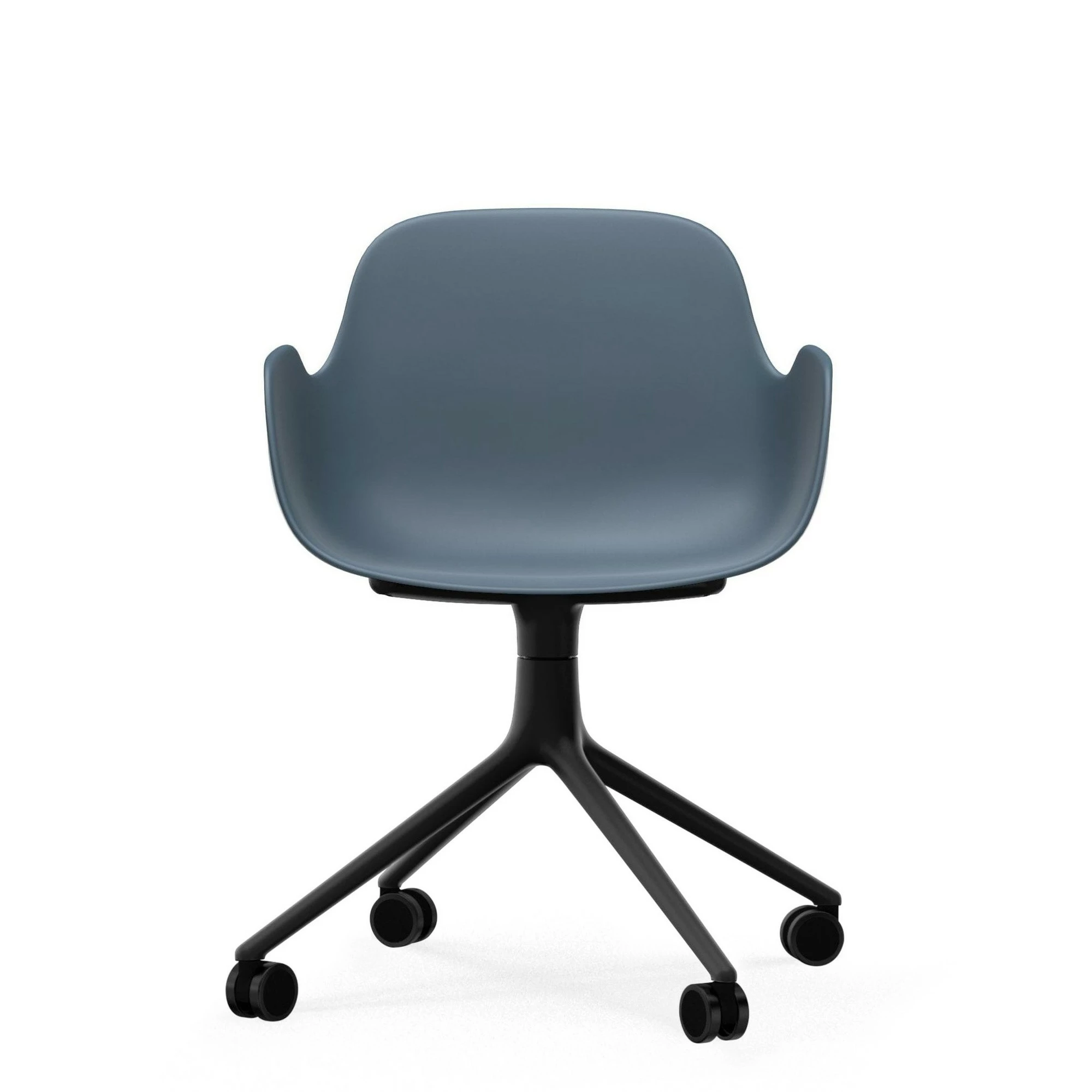 Normann Copenhagen Form Armlehndrehstuhl Mit Rollen 4W Gestell Schwarz 5 Normann Copenhagen Form Armlehndrehstuhl Mit Rollen 4W Gestell Schwarz – Bild 3