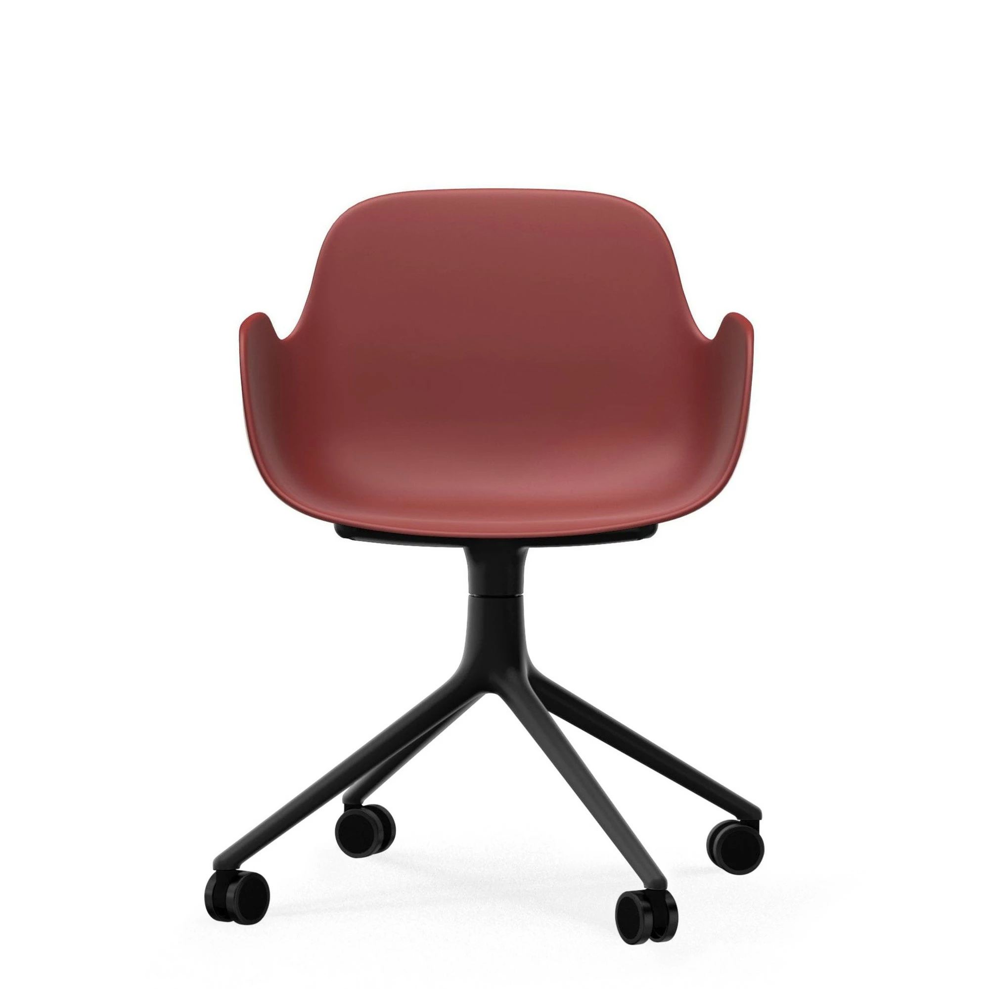 Normann Copenhagen Form Armlehndrehstuhl Mit Rollen 4W Gestell Schwarz 8 Normann Copenhagen Form Armlehndrehstuhl Mit Rollen 4W Gestell Schwarz – Bild 6