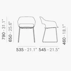 Pedrali Babila 2745 Armlehnstuhl -Möbel Verkaufsgeschäft Pedrali Babila 2745 Armlehnstuhl 442x442 ID1957625 c20ec7c772b2b7a6934294b4cb1ba309