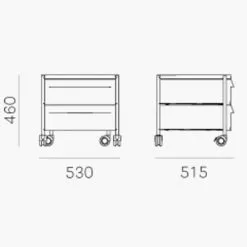 Pedrali Boxie BXL 2C Rollcontainer H 46cm 12 Pedrali Boxie BXL 2C Rollcontainer H 46cm -Möbel Verkaufsgeschäft Pedrali Boxie BXL 2C Rollcontainer H 46cm 500x500 ID1956891 93c3b3c300e192bfb5e443dae594ac69