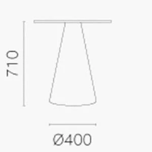 Pedrali Ikon 865 Tisch Ø 69cm 7 Pedrali Ikon 865 Tisch Ø 69cm – Bild 5