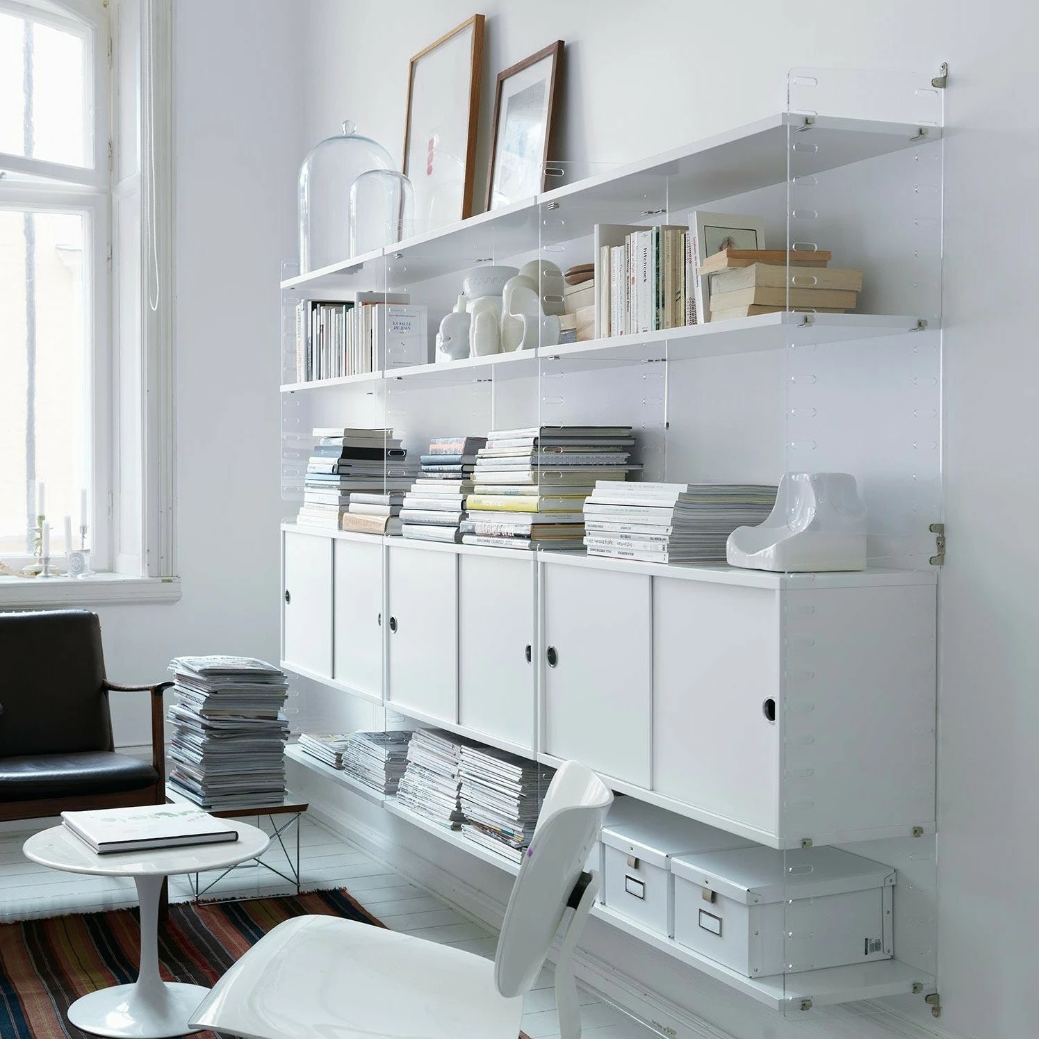 String System Regalböden 3er Set 78x30cm 4 String System Regalböden 3er Set 78x30cm – Bild 2