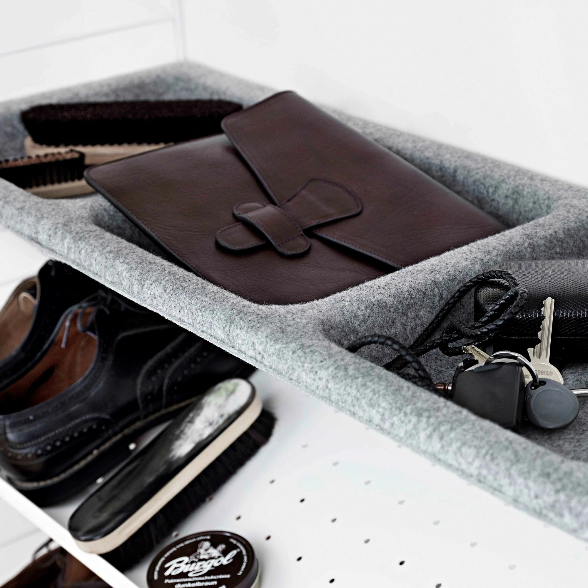 String System Schuhablage 78x30cm Stahl 5 String System Schuhablage 78x30cm Stahl – Bild 3