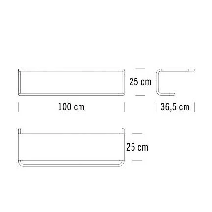 Thonet S 1521 Wandgarderobe/ Schuhregal 6 Thonet S 1521 Wandgarderobe/ Schuhregal – Bild 4