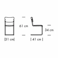 Thonet S 43 K Freischwinger Kinderstuhl -Möbel Verkaufsgeschäft Thonet S 43 K Freischwinger Kinderstuhl 900x900 ID2030822 b2b877d61e9d5709413191f24460e572