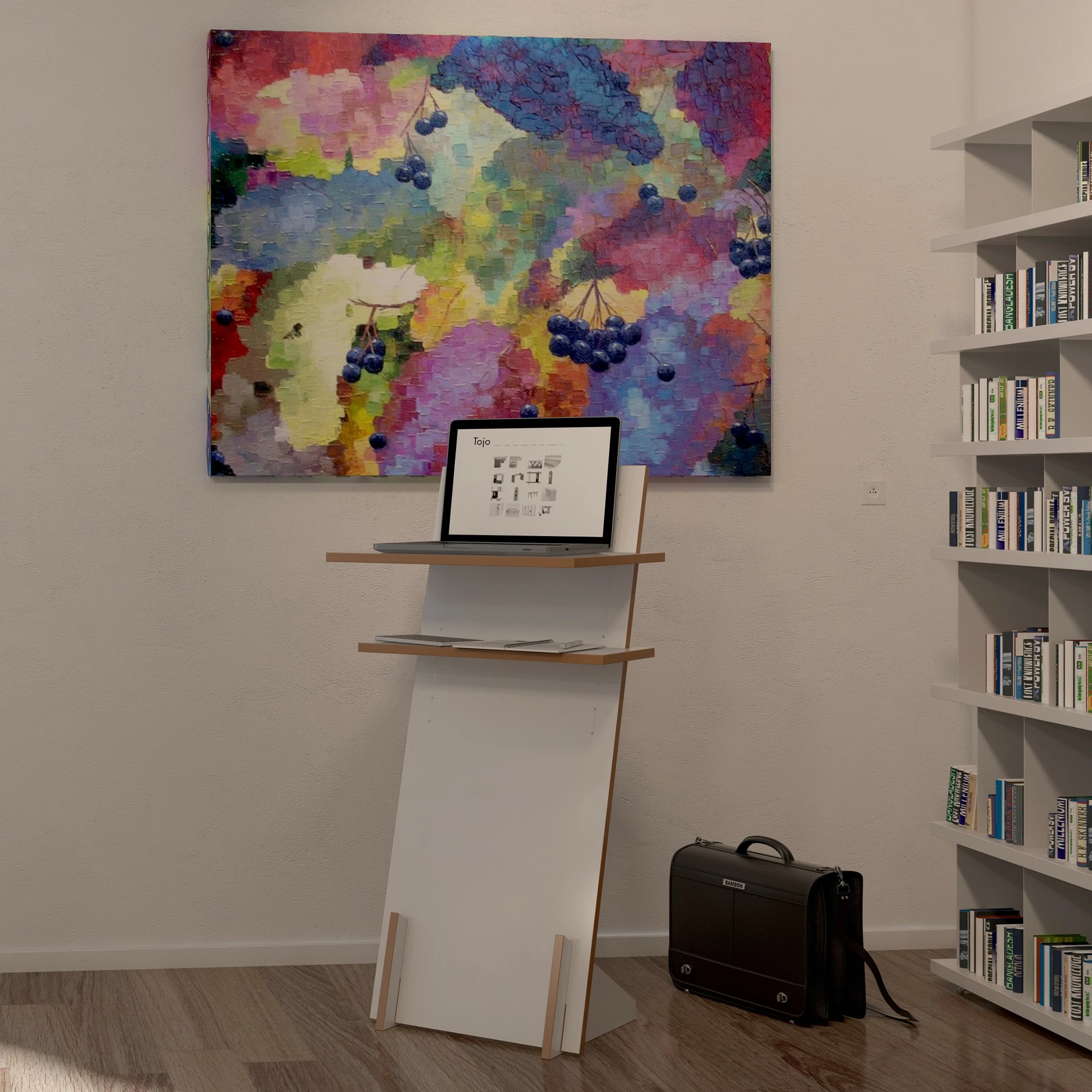 Tojo Pult Stehpult/Schreibtisch 4 Tojo Pult Stehpult/Schreibtisch – Bild 2