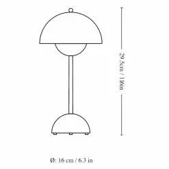 &Tradition Flowerpot VP9 LED Tischleuchte Mit Akku Ladekabel Magnetisch Glänzend -Möbel Verkaufsgeschäft Tradition Flowerpot VP9 LED Tischleuchte mit Akku glaenzend 917x917 ID2003424 2b180a21728376a383b4dc534238892b