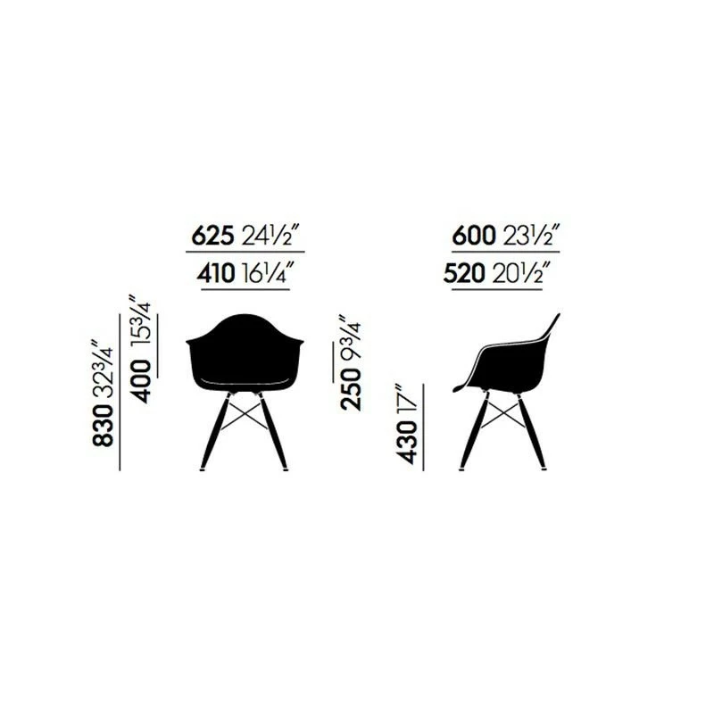 Vitra Aktionsset Eames Plastic Armchair DAW + Lammfell Gratis 8 Vitra Aktionsset Eames Plastic Armchair DAW + Lammfell Gratis – Bild 6