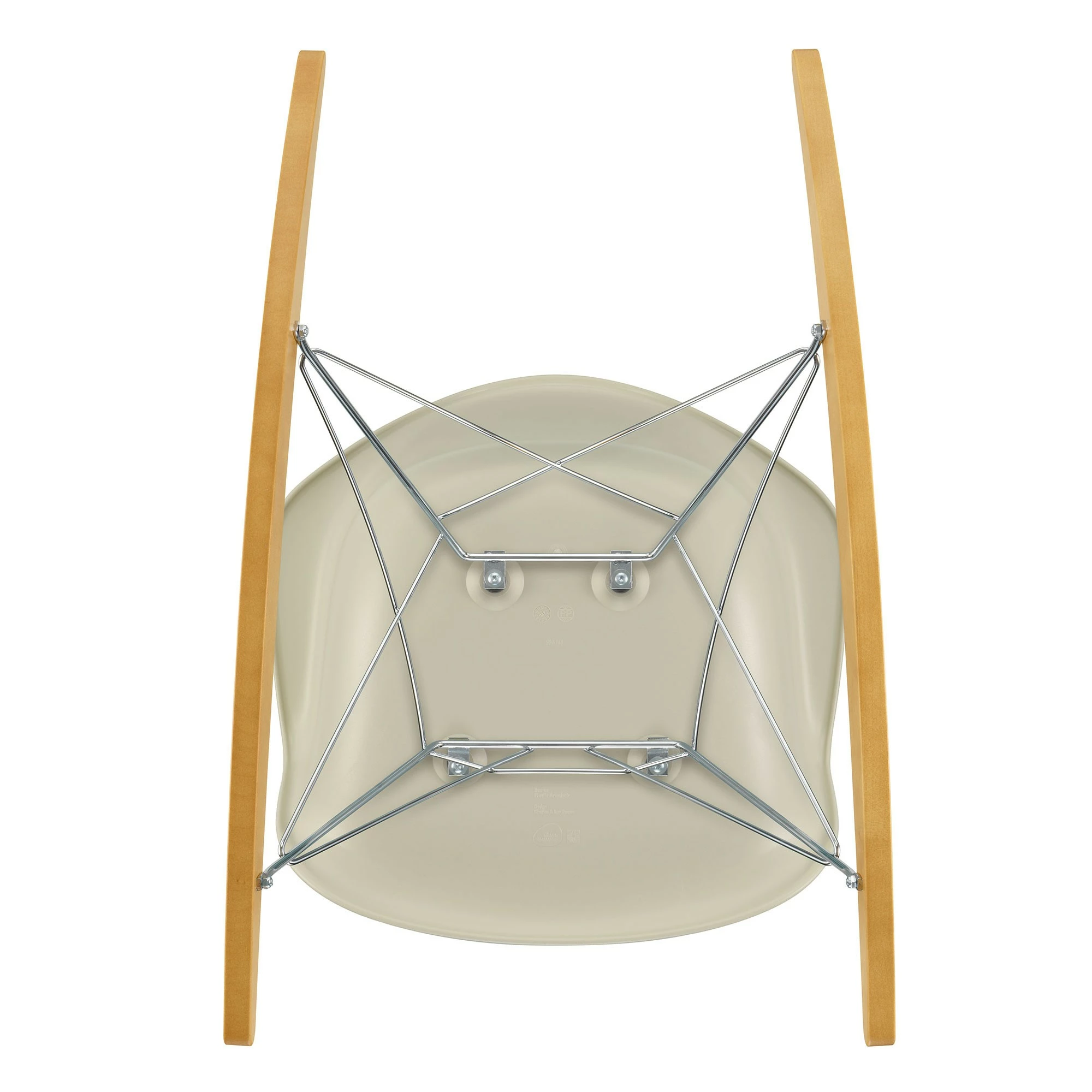 Vitra Eames Plastic Armchair RAR Schaukelstuhl Verchromt 24 Vitra Eames Plastic Armchair RAR Schaukelstuhl Verchromt – Bild 22