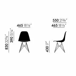 Vitra Eames Plastic Side Chair DSR Verchromt -Möbel Verkaufsgeschäft Vitra Eames Plastic Side Chair DSR verchromt Strichzeichnung 1381x1381 ID584456 468896861f16d6247009ee3850648022 1