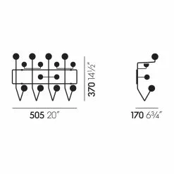 Vitra Hang It All Special Edition Garderobe 14 Vitra Hang It All Special Edition Garderobe -Möbel Verkaufsgeschäft Vitra Hang it all Special Edition Garderobe Strichzeichnung 2000x2000 ID685190 f3556aefcd36cabf4a62e86b405ea972