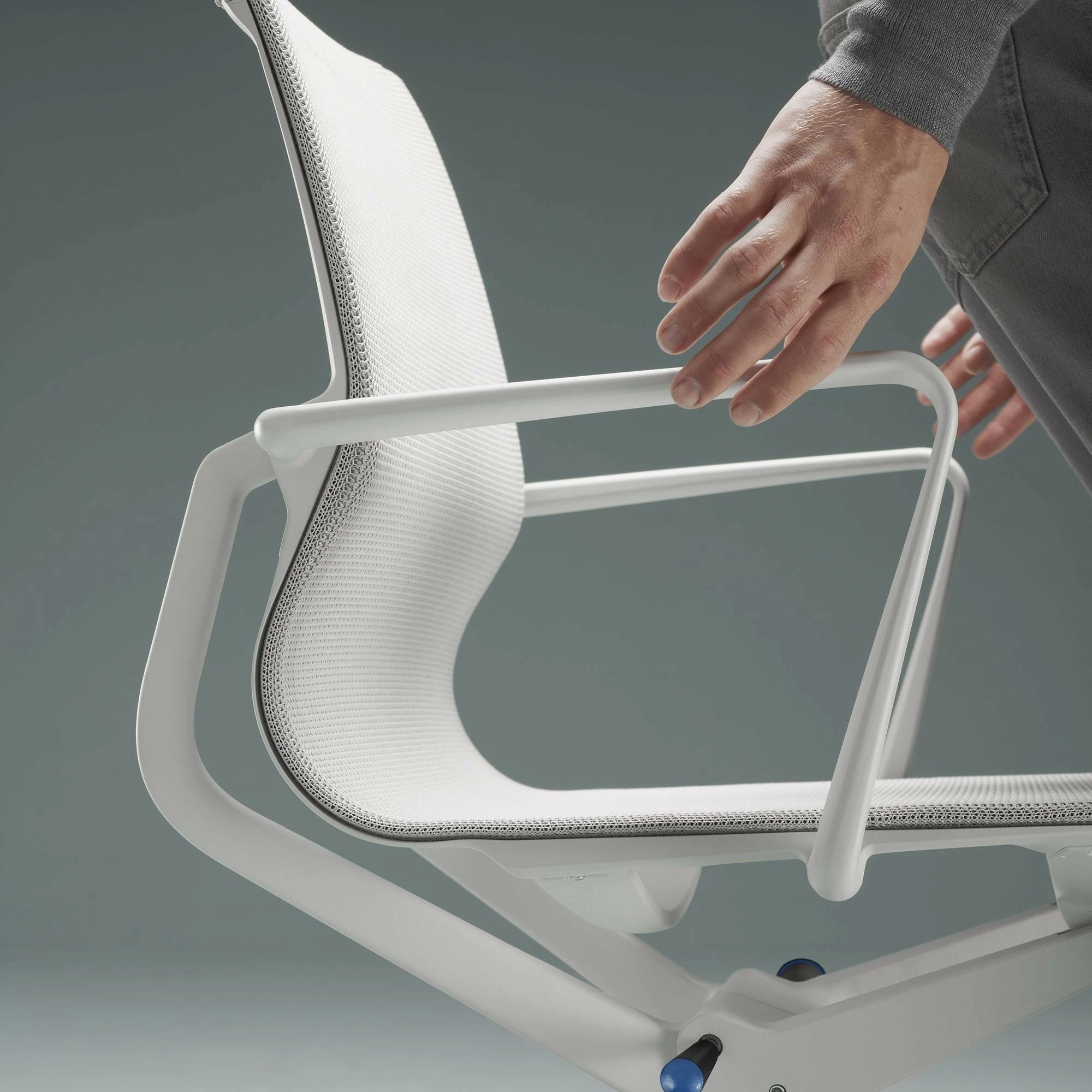 Vitra Physix Bürostuhl Gestell Soft Grey 15 Vitra Physix Bürostuhl Gestell Soft Grey – Bild 13