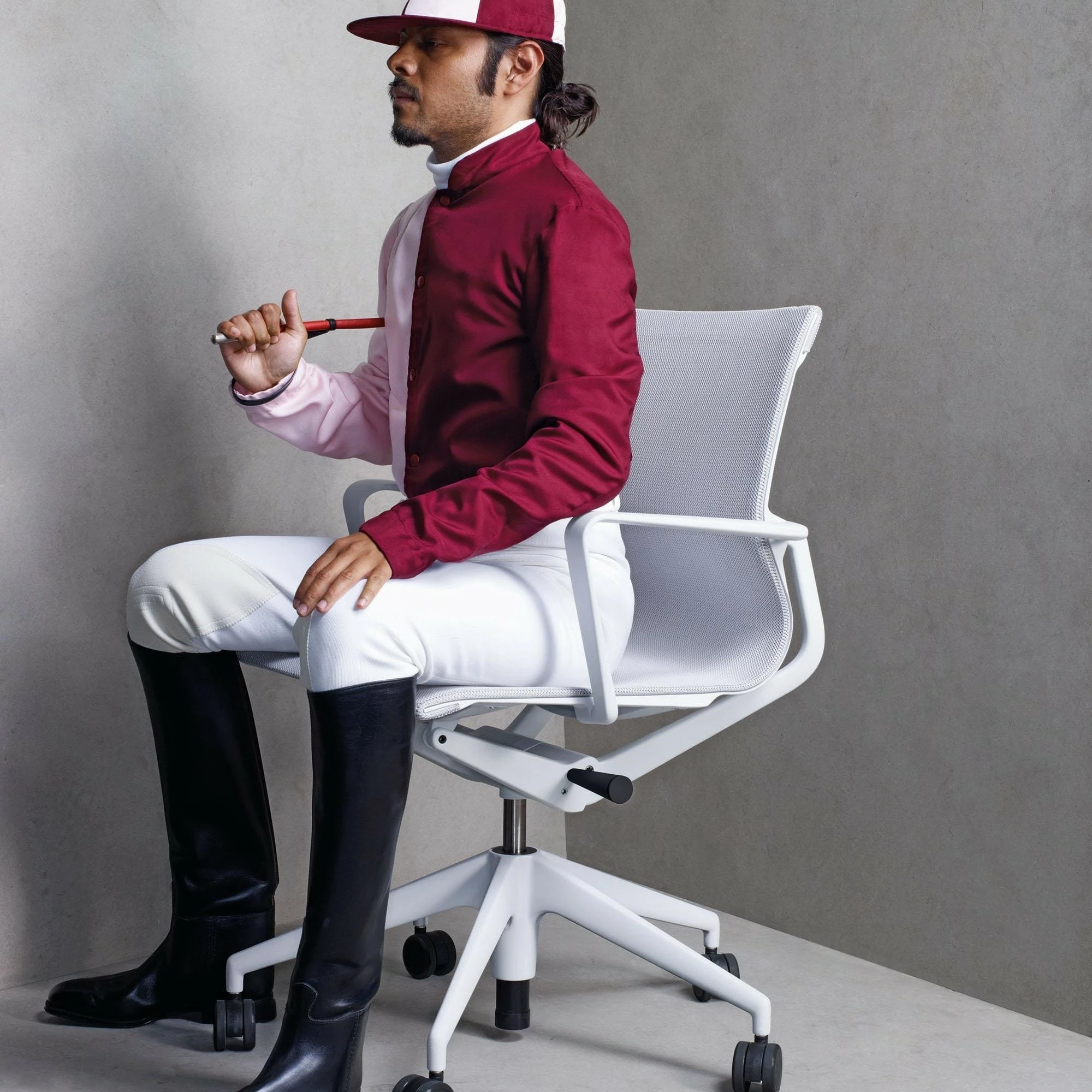 Vitra Physix Bürostuhl Gestell Soft Grey 6 Vitra Physix Bürostuhl Gestell Soft Grey – Bild 4