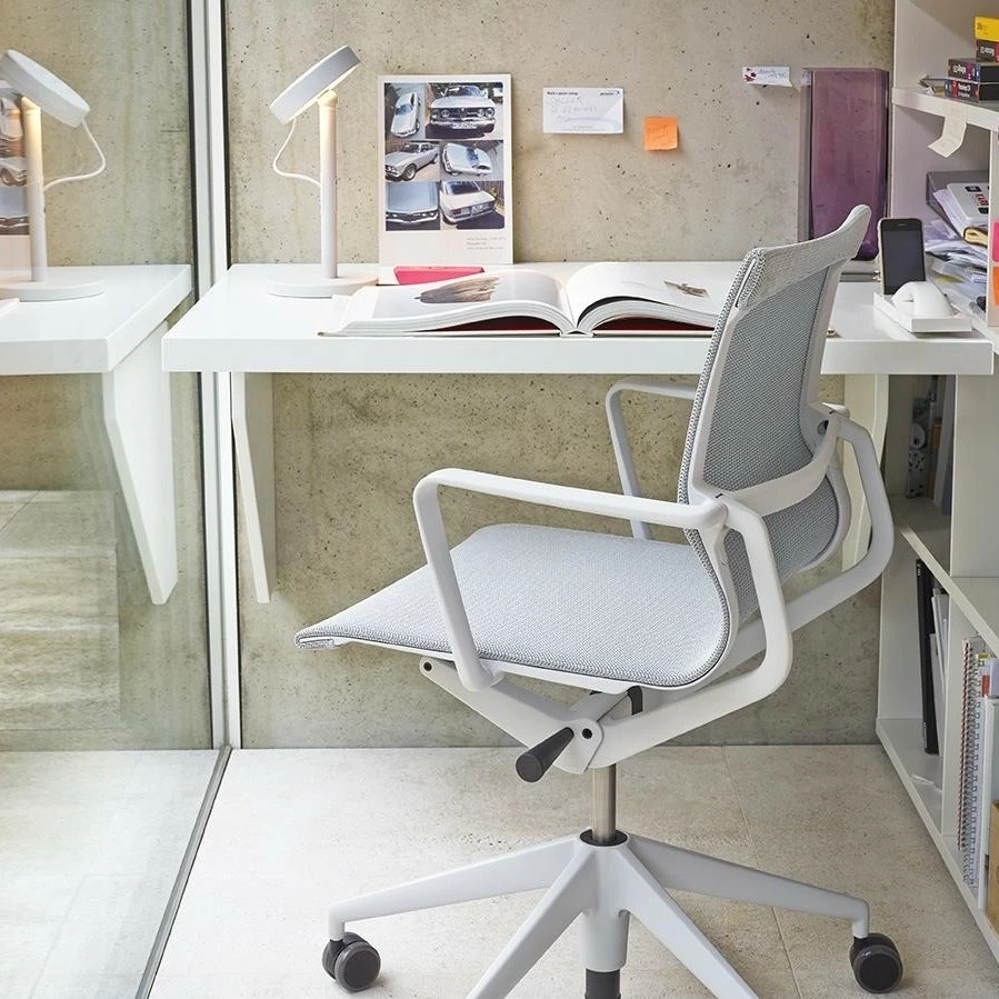 Vitra Physix Bürostuhl Gestell Soft Grey 10 Vitra Physix Bürostuhl Gestell Soft Grey – Bild 8