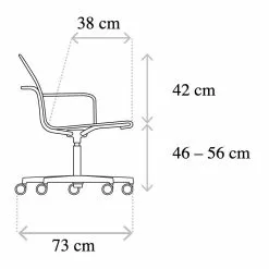 Wagner D1 Bürostuhl Mit Armlehne & Rollengestell 40 Wagner D1 Bürostuhl Mit Armlehne & Rollengestell -Möbel Verkaufsgeschäft Wagner D1 Buerostuhl mit Armlehne Rollengestell 944x944 ID1997850 bf10875c22c632b14057117eae9a4eb4