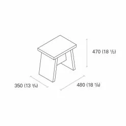 E15 Langley Hocker/Beistelltisch -Möbel Verkaufsgeschäft e15 Langley Hocker Beistelltisch Strichzeichnung 800x800 ID1744055 a195128102a78e0b3f30db8dae0deb55