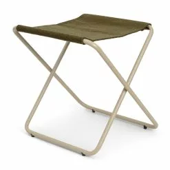 Ferm LIVING Desert Hocker Klappbar Gestell Kaschmir