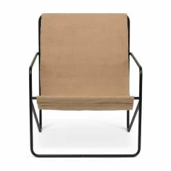 Ferm LIVING Desert Loungestuhl Gestell Schwarz