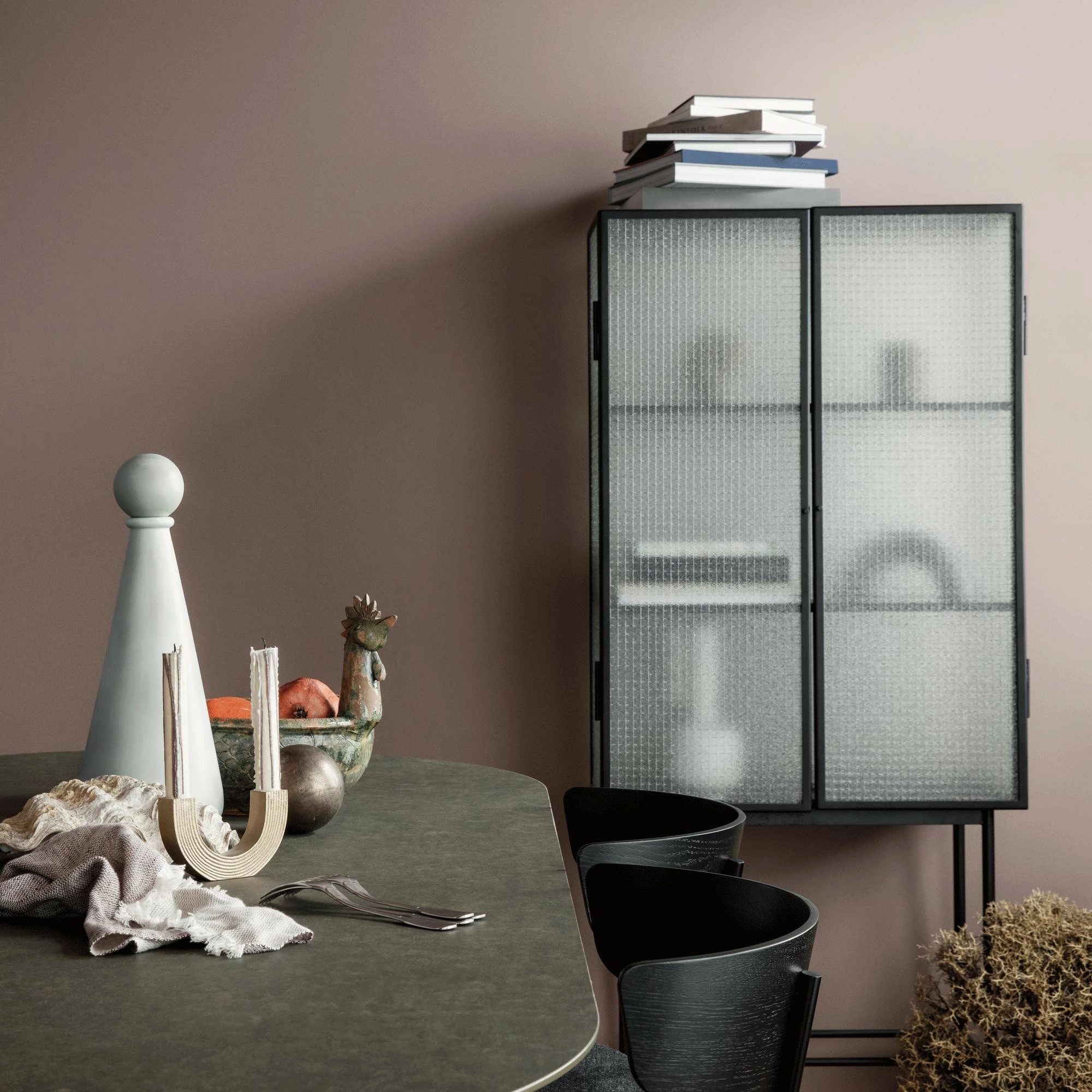 Ferm LIVING Haze Vitrine Drahtglas 4 Ferm LIVING Haze Vitrine Drahtglas – Bild 2