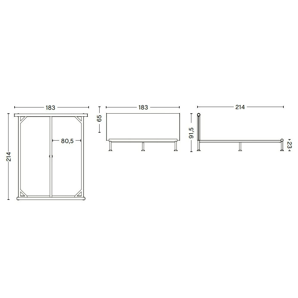 Hay Tamoto Bett 160x200cm 4 Hay Tamoto Bett 160x200cm – Bild 2