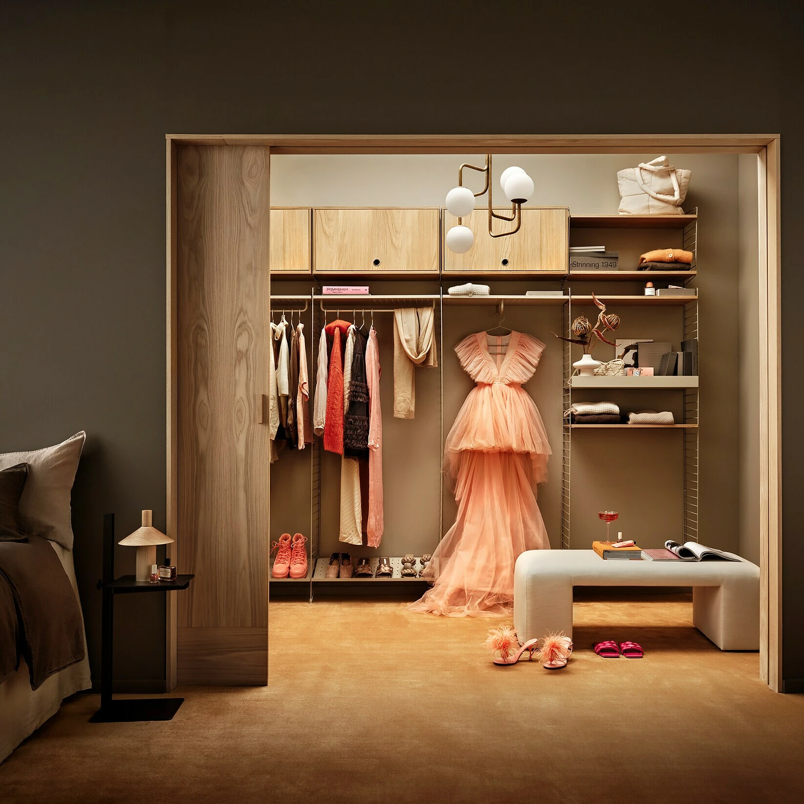 String System Schrankelement Mit Klapptür 78x30cm 6 String System Schrankelement Mit Klapptür 78x30cm – Bild 4