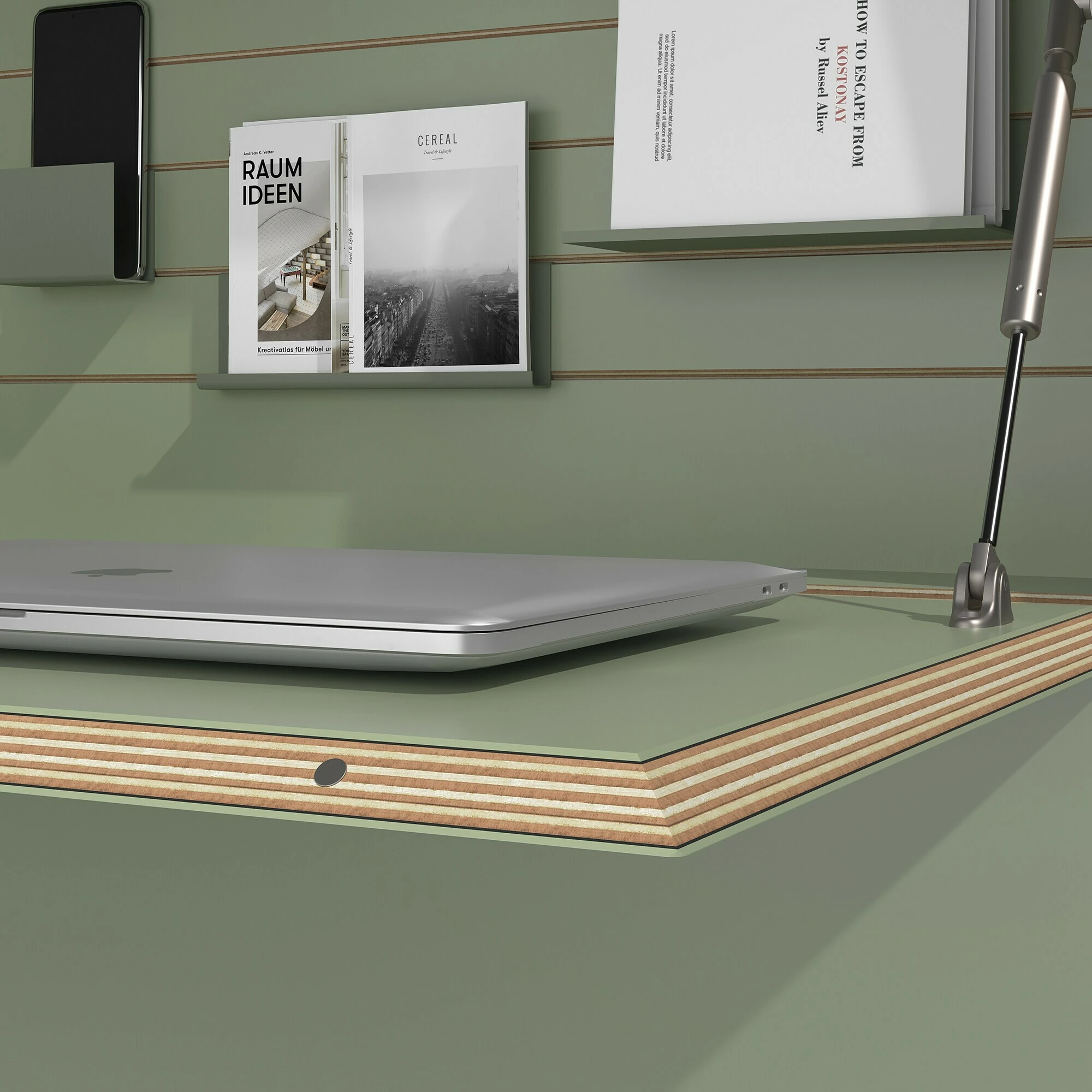 Müller Small Living Flatmate Linoleum Wandsekretär 71,7x12,2x114cm 9 Müller Small Living Flatmate Linoleum Wandsekretär 71,7x12,2x114cm – Bild 7