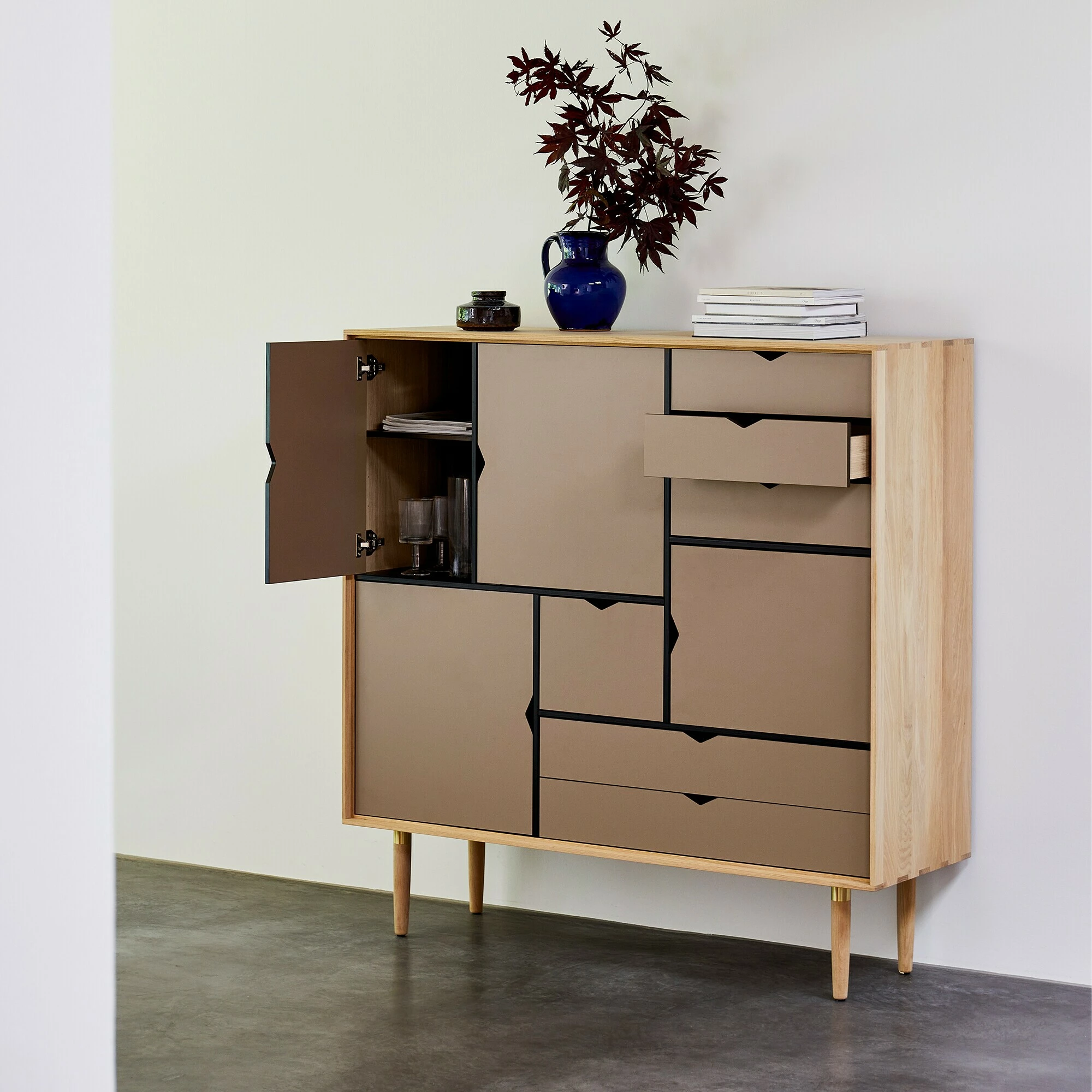 Andersen - Furniture S3 Highboard Fronten Bunt 4 Andersen - Furniture S3 Highboard Fronten Bunt – Bild 2