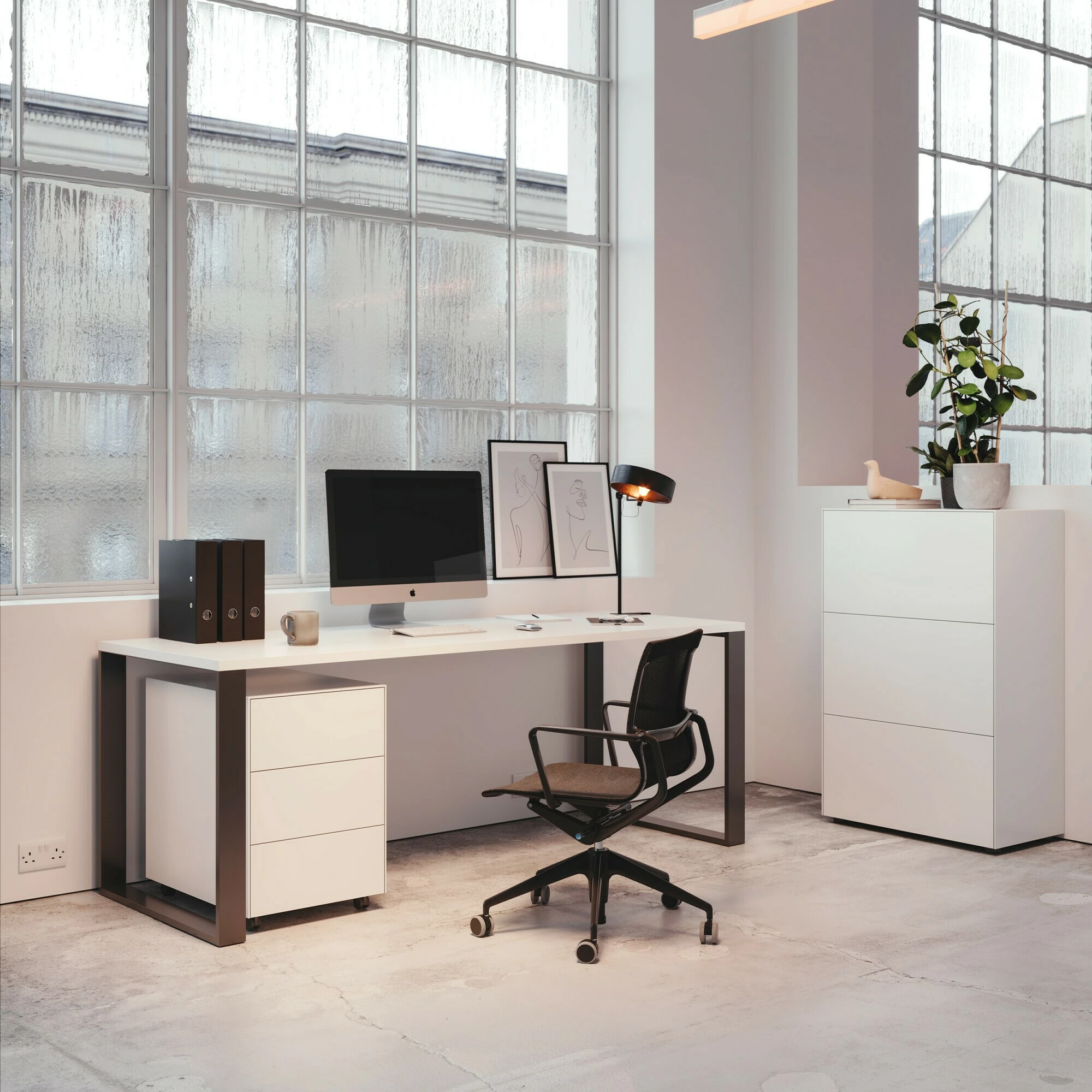 Piure Nex Pur Office Rollcontainer 45x60x56cm 4 Piure Nex Pur Office Rollcontainer 45x60x56cm – Bild 2