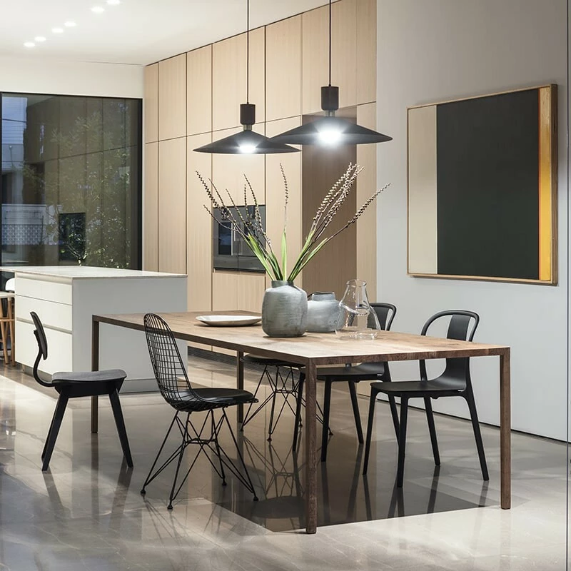 MDF Italia Tense Material Esstisch Holz H 73cm 4 MDF Italia Tense Material Esstisch Holz H 73cm – Bild 2