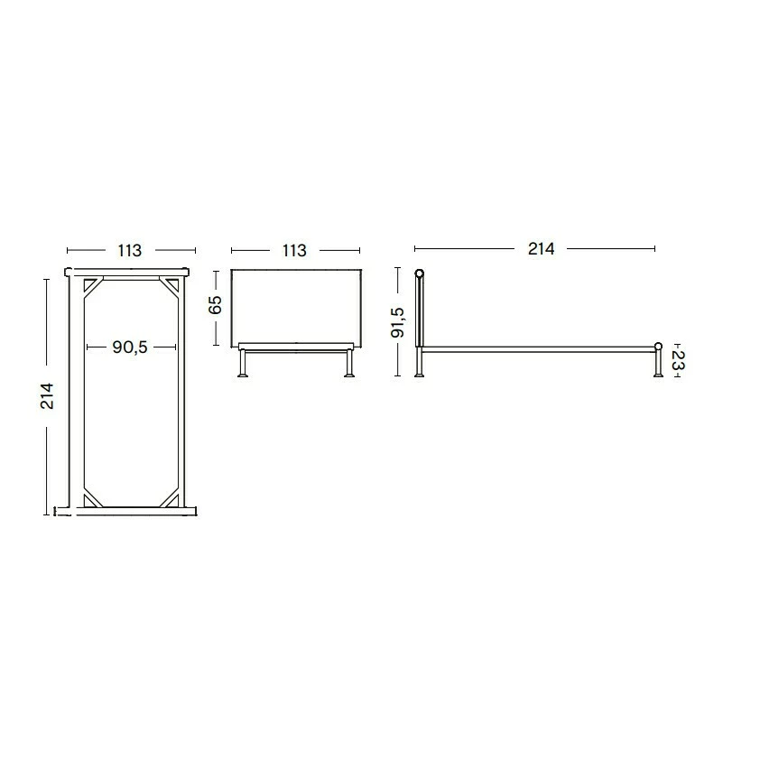 Hay Tamoto Bett 90x200cm 5 Hay Tamoto Bett 90x200cm – Bild 3